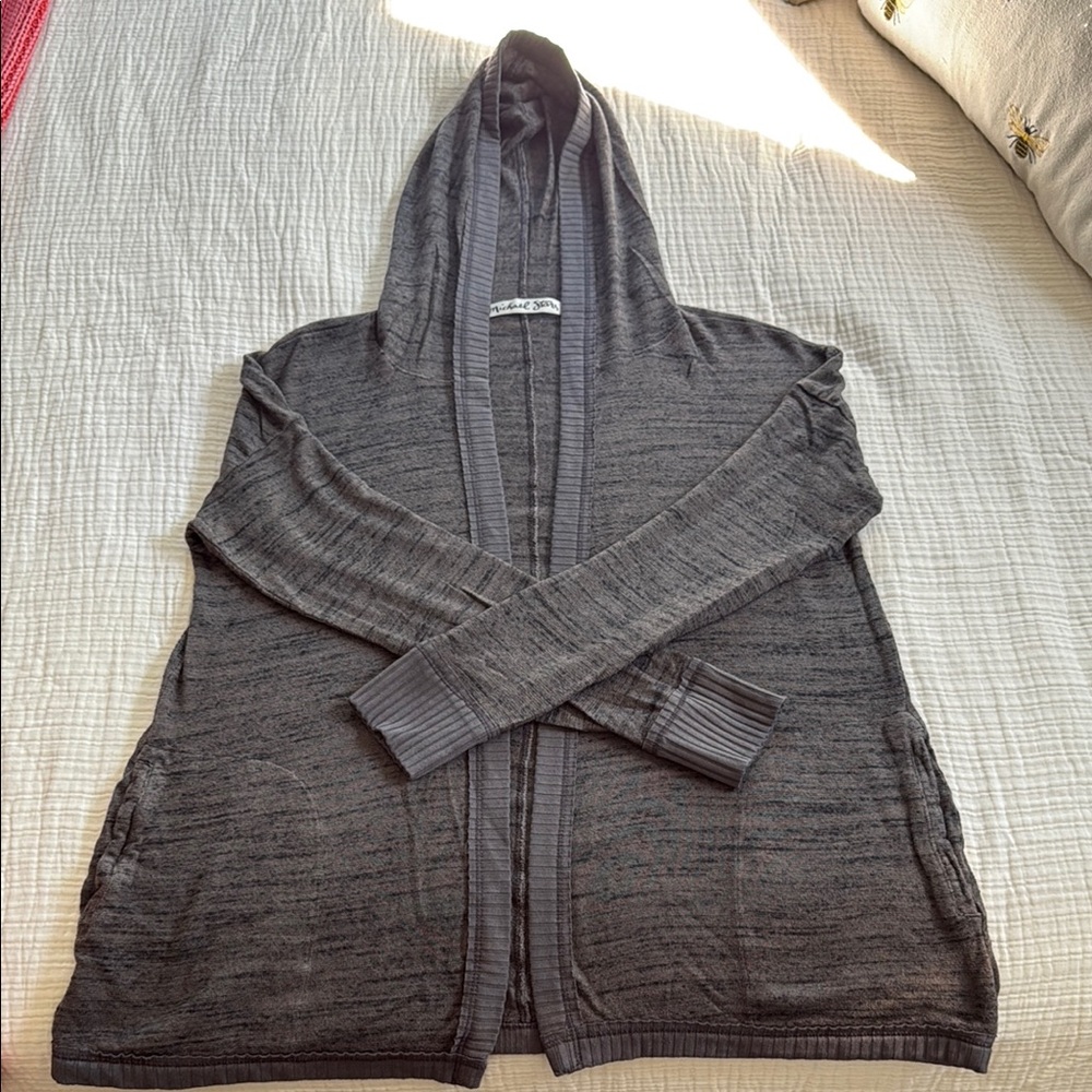 Michael Stars Hoodie Cardigan